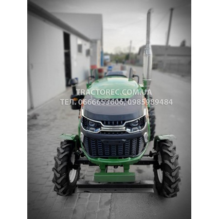 Мототрактор ЗУБР Т-25 GREEN, 23 к.с, із двокорпусним плугом нового типу та грунтофреза 140 см. Знижка! Подарунок! Безкоштовна доставка!